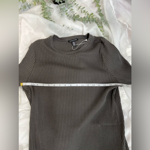 Eileen Fisher Sweater Dress Womens Gray Ribbed Stretch Lagenlook Size XL NWOT - Picture 10 of 11